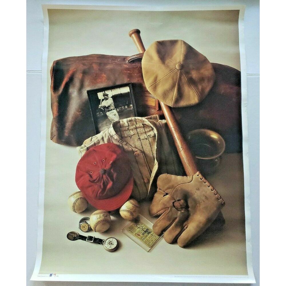 Life Magazine NO.1 "The Babe Memorabilia" Poster MLB 1993‎ Print Certification